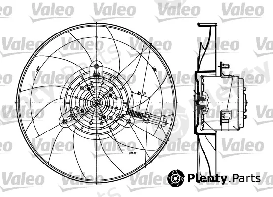 Valeo 698360 — Fan, engine cooling