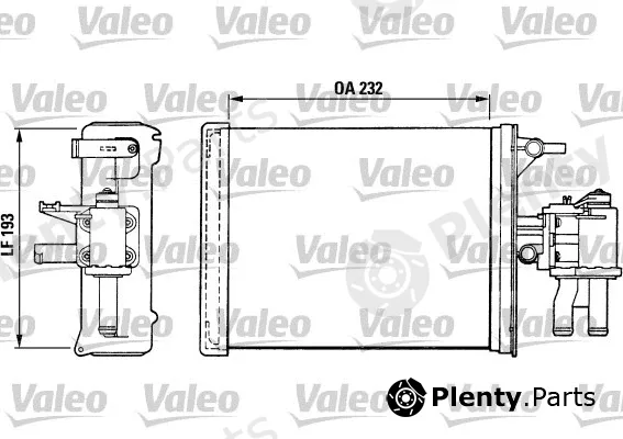 Valeo 812024 — Heat Exchanger, interior heating