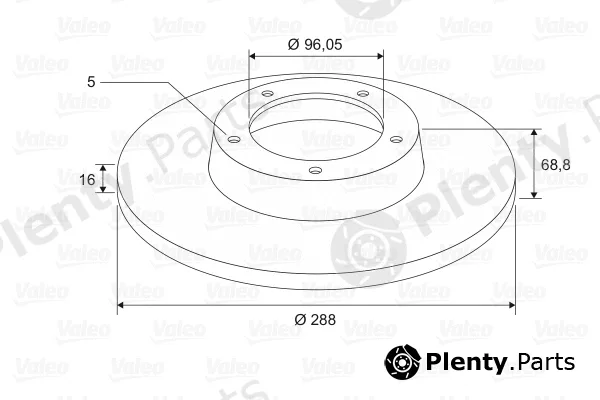 Valeo 197666 — Brake Disc