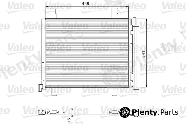 Valeo 814168 — Condenser, air conditioning