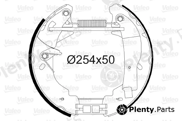 Valeo 554719 — Brake Shoe Set