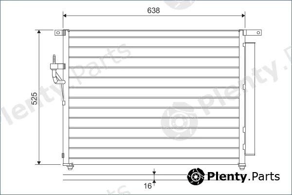 Valeo 822603 — Condenser, air conditioning