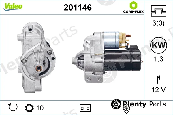 Valeo 201146 — Starter VALEO CORE-FLEX