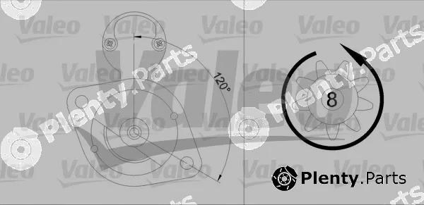 Valeo 455917 — Starter VALEO RE-GEN REMANUFACTURED