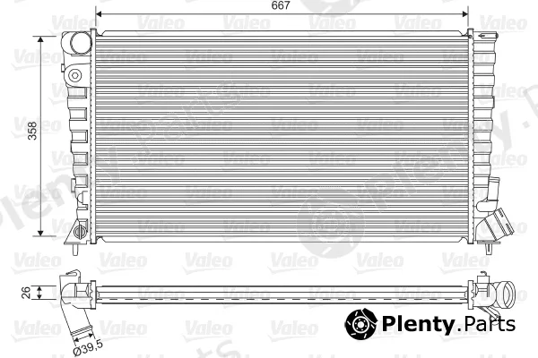 Valeo 732518 — Radiator, engine cooling