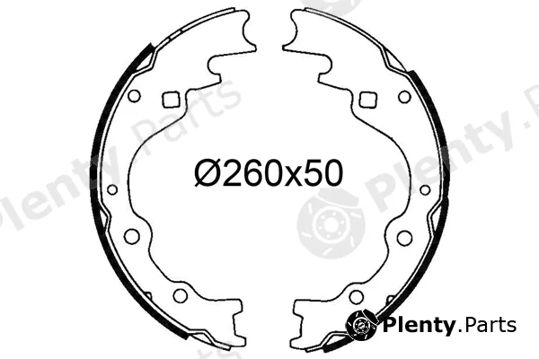 Valeo 564297 — Brake Shoe Set