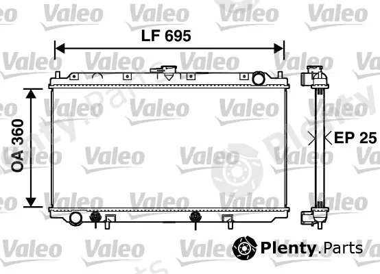 Valeo 734215 — Radiator, engine cooling