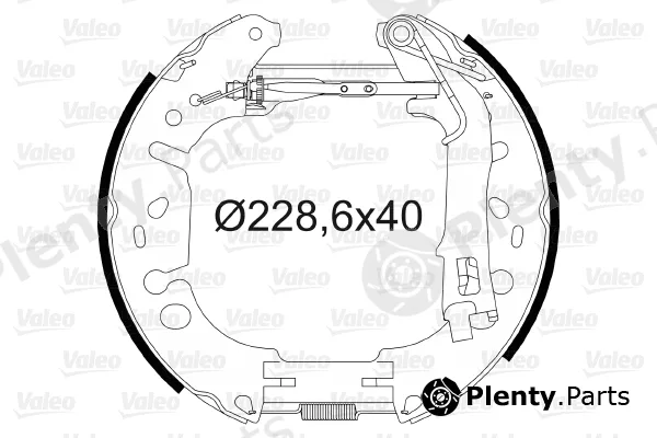 Valeo 554889 — Brake Shoe Set