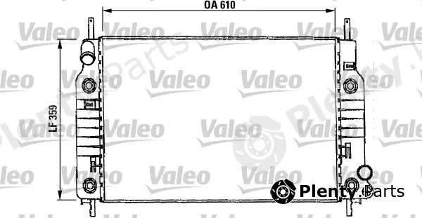 Valeo 731017 — Radiator, engine cooling