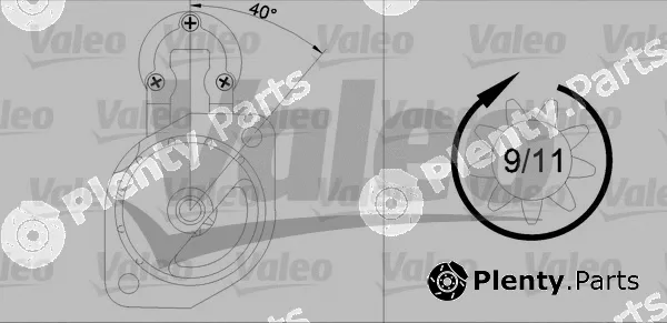 Valeo 436041 — Starter VALEO RE-GEN REMANUFACTURED