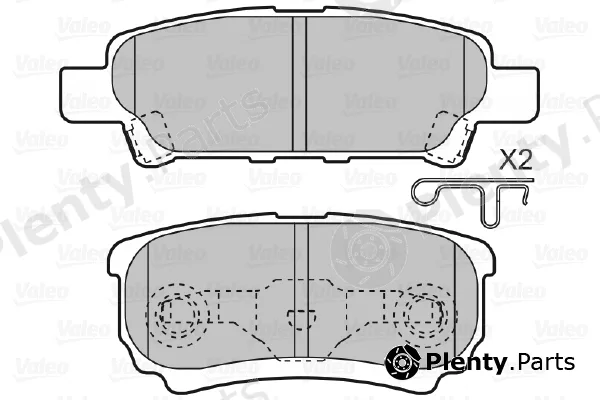 Valeo 598852 — Brake Pad Set, disc brake