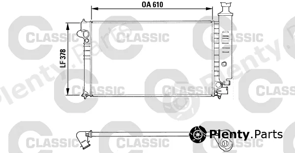 Valeo 310919 — Radiator, engine cooling VALEO CLASSIC