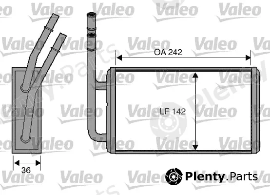 Valeo 812276 — Heat Exchanger, interior heating