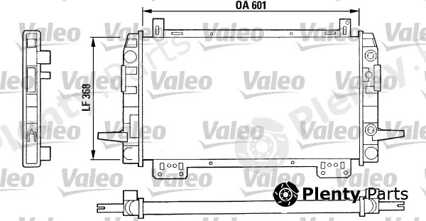 Valeo 730118 — Radiator, engine cooling