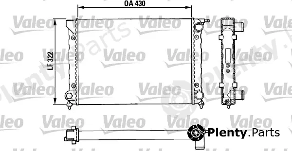 Valeo 883820 — Radiator, engine cooling