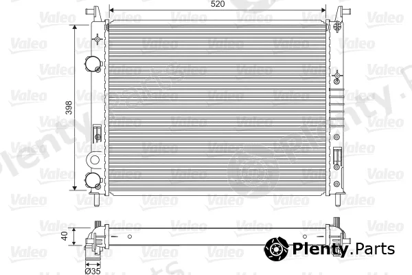 Valeo 701597 — Radiator, engine cooling