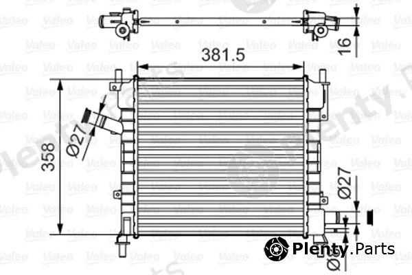 Valeo 735478 — Radiator, engine cooling