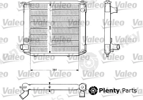 Valeo 810876 — Radiator, engine cooling