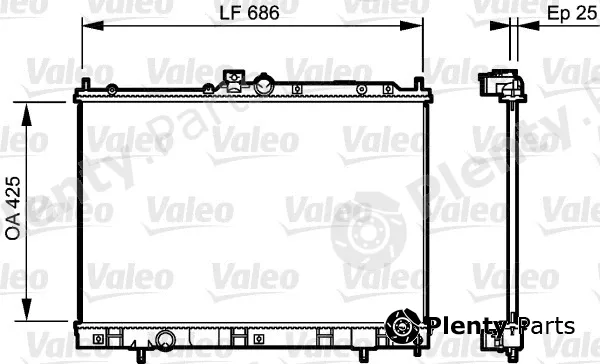 Valeo 735203 — Radiator, engine cooling