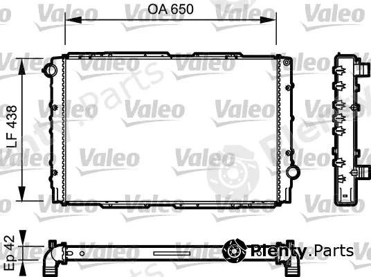 Valeo 732939 — Radiator, engine cooling