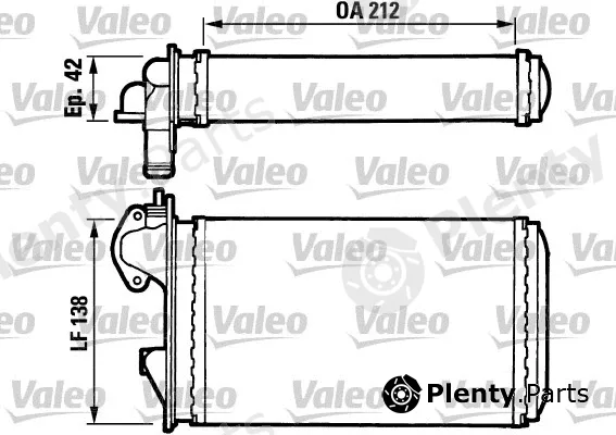 Valeo 812029 — Heat Exchanger, interior heating