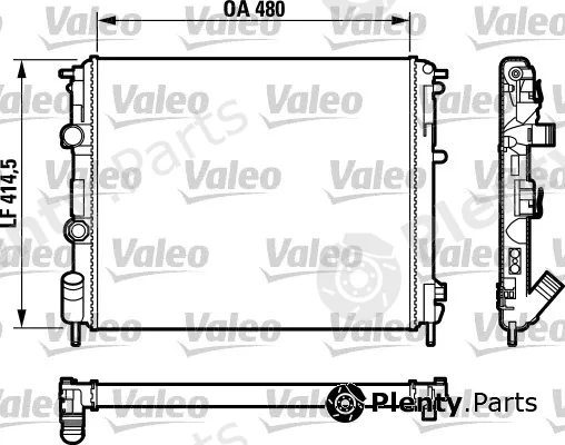 Valeo 732761 — Radiator, engine cooling