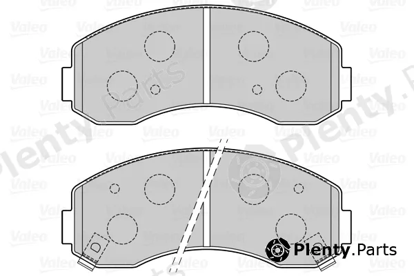 Valeo 670102 — Brake Pad Set, disc brake