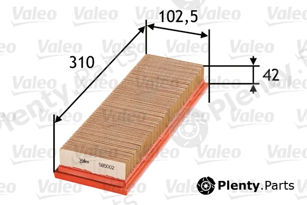 Valeo 585002 — Air Filter