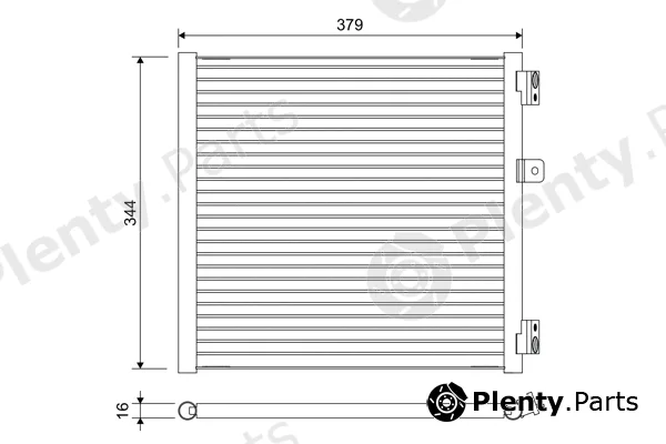Valeo 822660 — Condenser, air conditioning