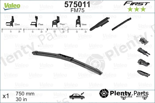 Valeo 575011 — Wiper Blade FIRST MULTICONNECTION