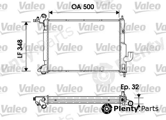Valeo 731845 — Radiator, engine cooling