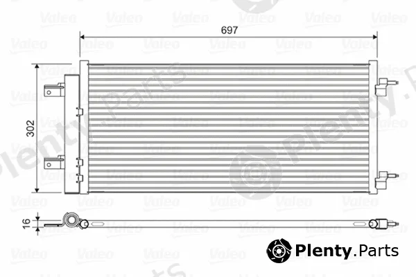 Valeo 822626 — Condenser, air conditioning