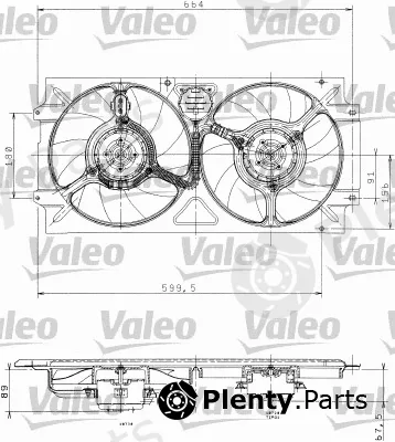 Valeo 698359 — Fan, engine cooling
