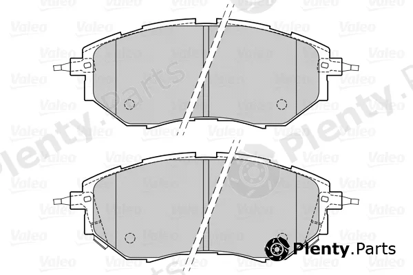 Valeo 601580 — Brake Pad Set, disc brake