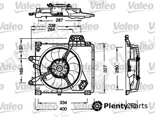 Valeo 698180 — Fan, engine cooling