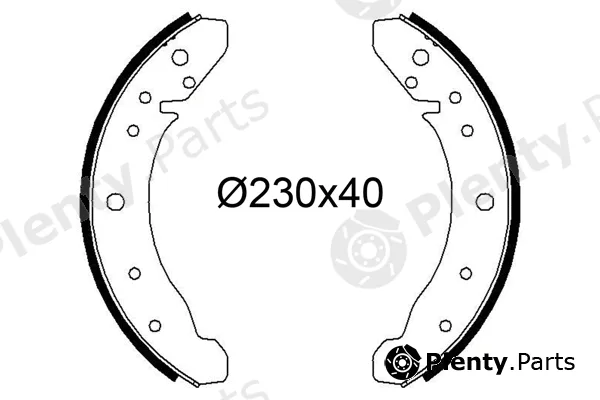 Valeo 564265 — Brake Shoe Set