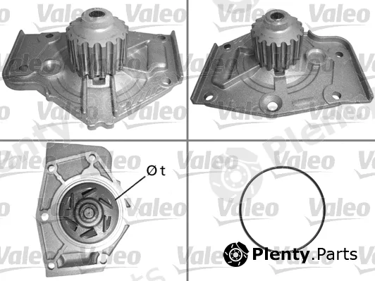 Valeo 506004 — Water Pump, engine cooling