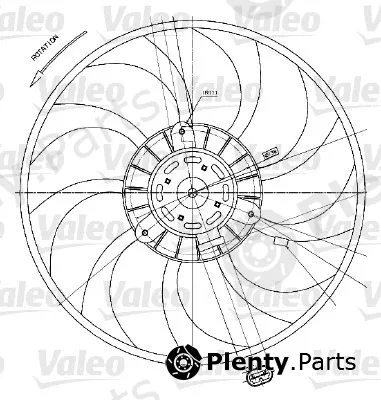 Valeo 698424 — Fan, engine cooling
