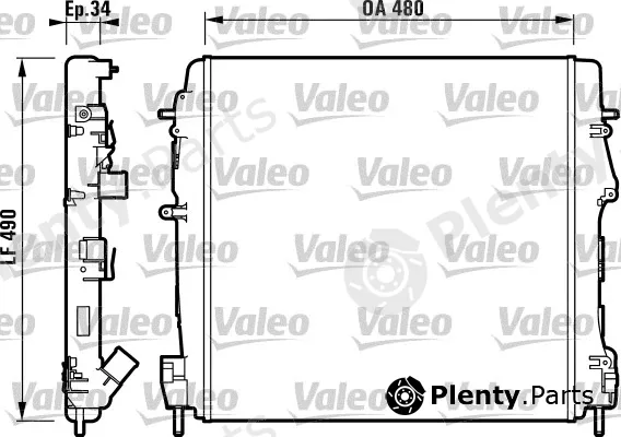 Valeo 732717 — Radiator, engine cooling