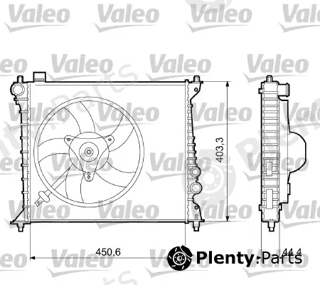 Valeo 733074 — Radiator, engine cooling