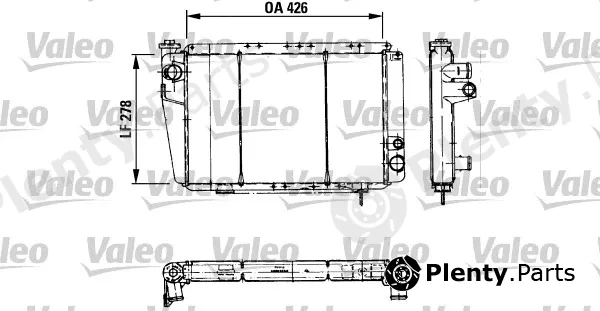 Valeo 810933 — Radiator, engine cooling