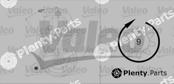 Valeo 458230 — Starter VALEO RE-GEN REMANUFACTURED