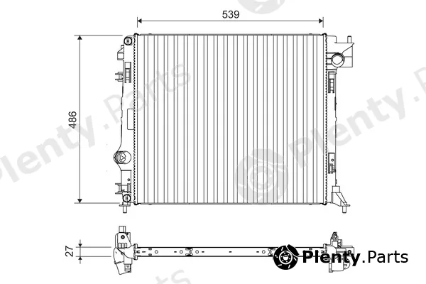 Valeo 701108 — Radiator, engine cooling