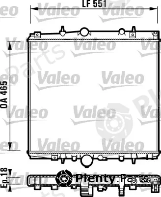 Valeo 732830 — Radiator, engine cooling