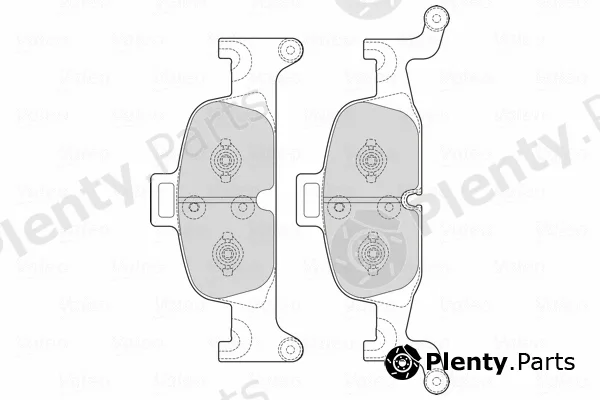 Valeo 601721 — Brake Pad Set, disc brake