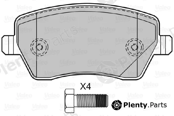 Valeo 601641 — Brake Pad Set, disc brake