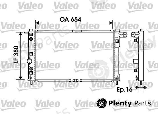 Valeo 734765 — Radiator, engine cooling