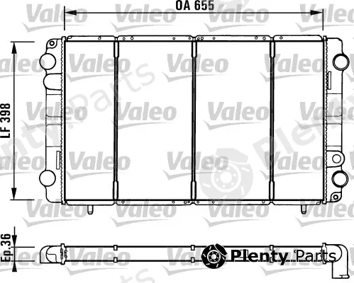 Valeo 730944 — Radiator, engine cooling