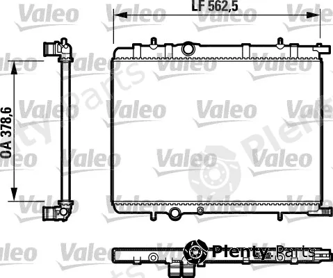 Valeo 732892 — Radiator, engine cooling