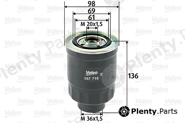 Valeo 587716 — Fuel Filter